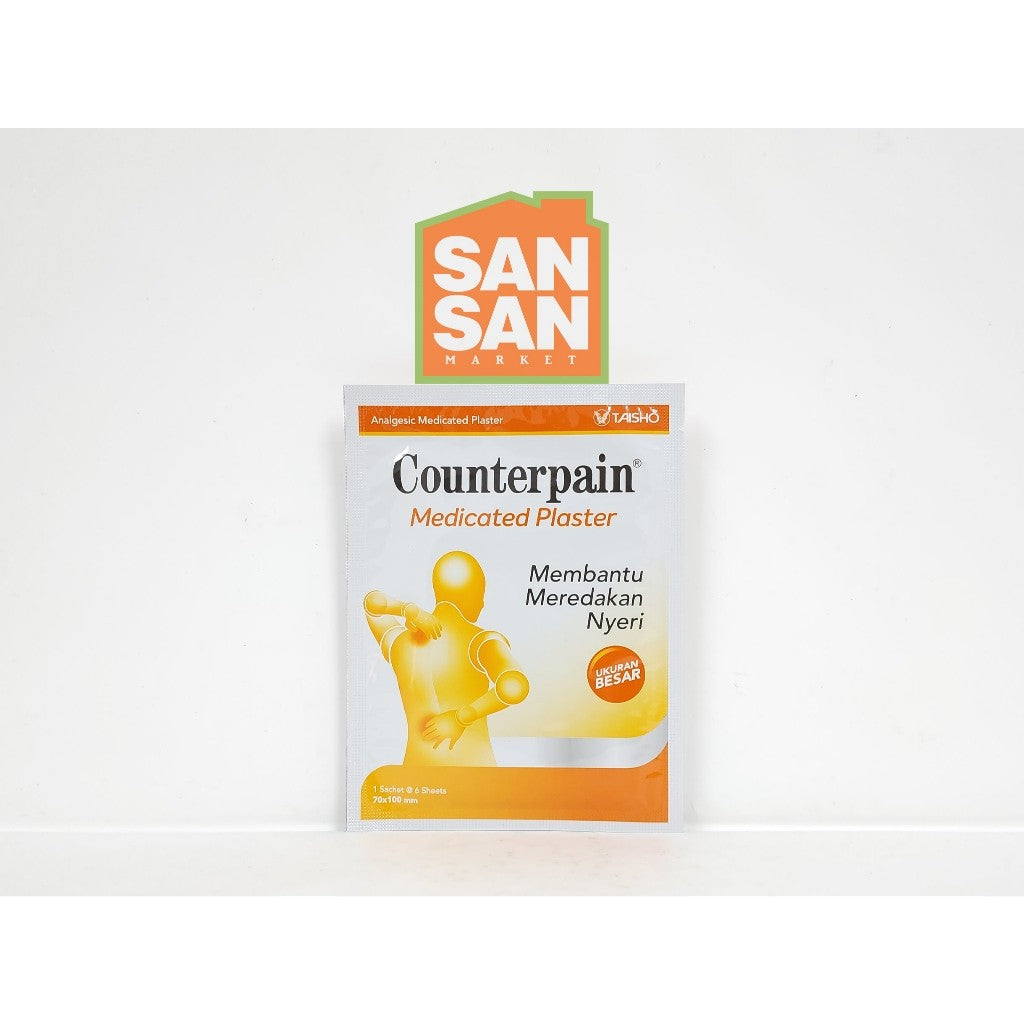 Counterpain Patch Medium 1 sachet isi 6 - medicated plaster