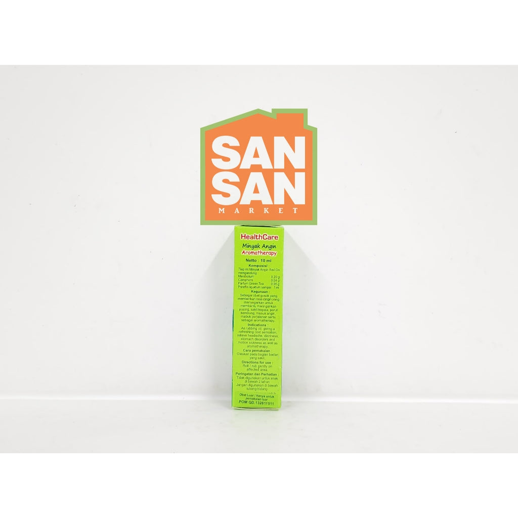 Cap Gajah Minyak Angin Aromatherapy Health Care Green Tea 10 ml