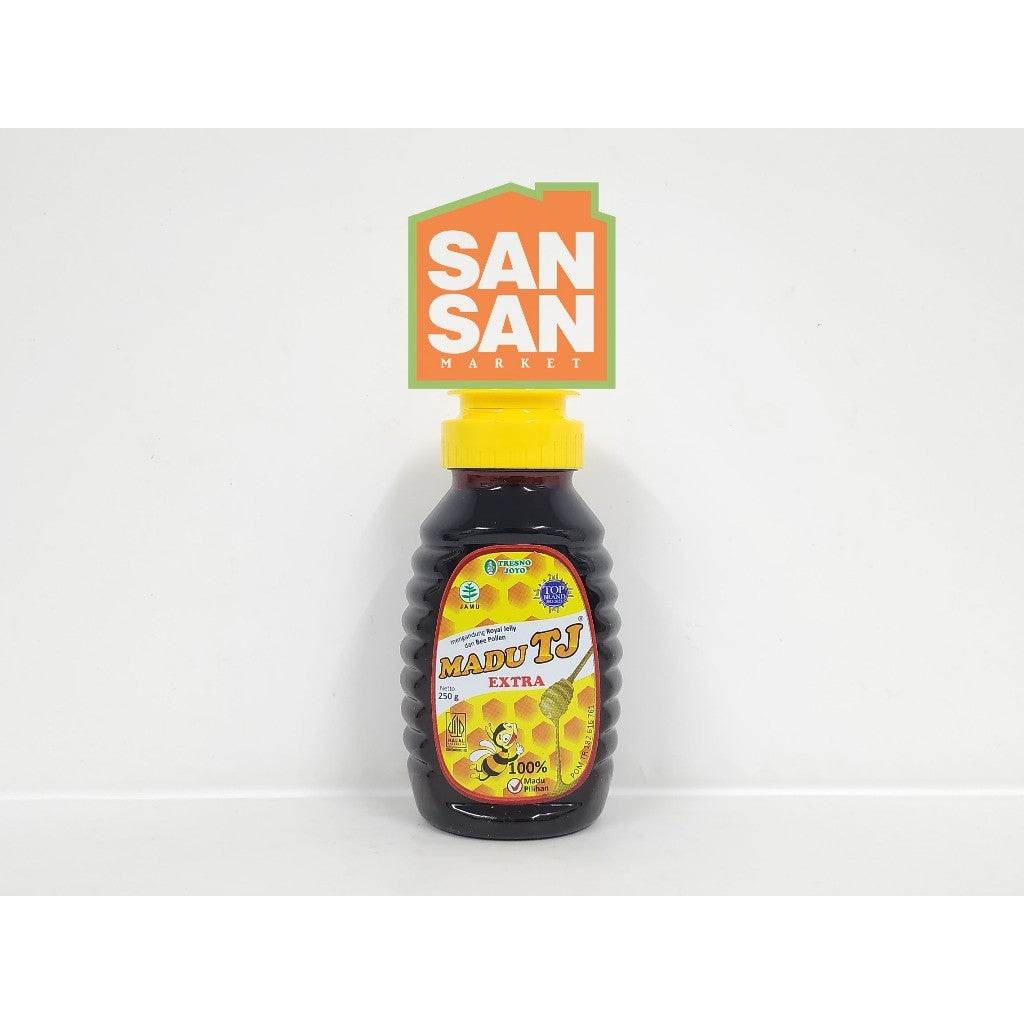 Madu TJ Extra 250 gr - Madu Tresno Joyo Murni dengan Tambahan Royal Jelly & Bee Pollen