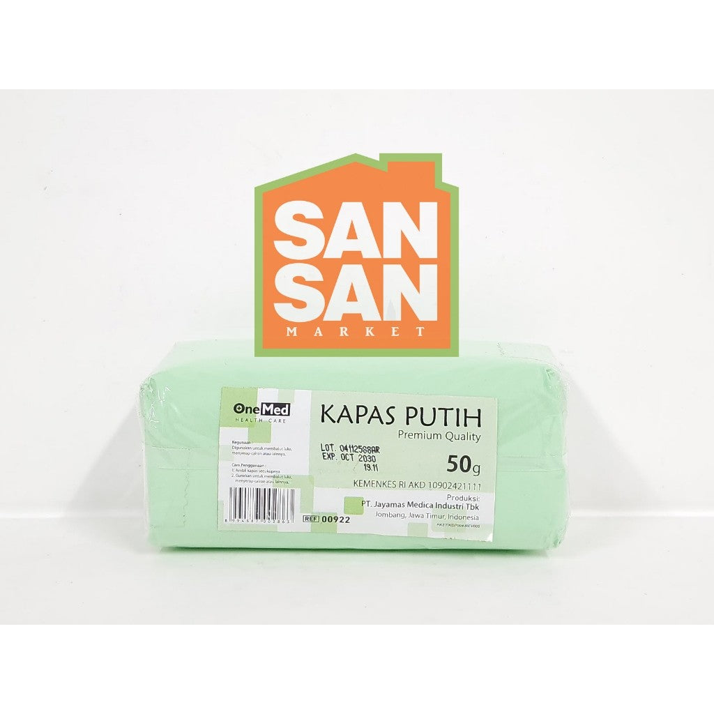 ONEMED Kapas Putih Pembalut 50 gr