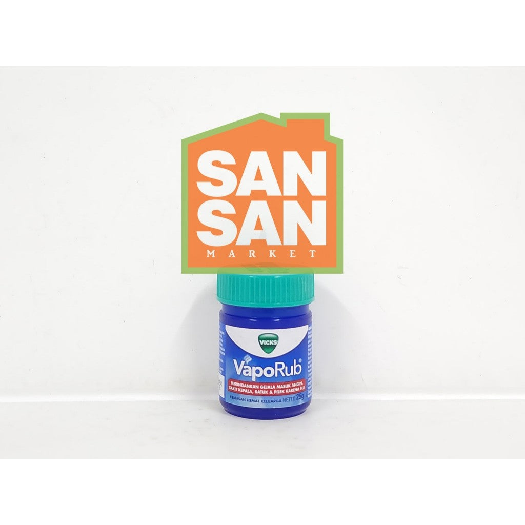Vicks Vaporub Balsem 25 gr - meringankan gejala batuk dan pilek