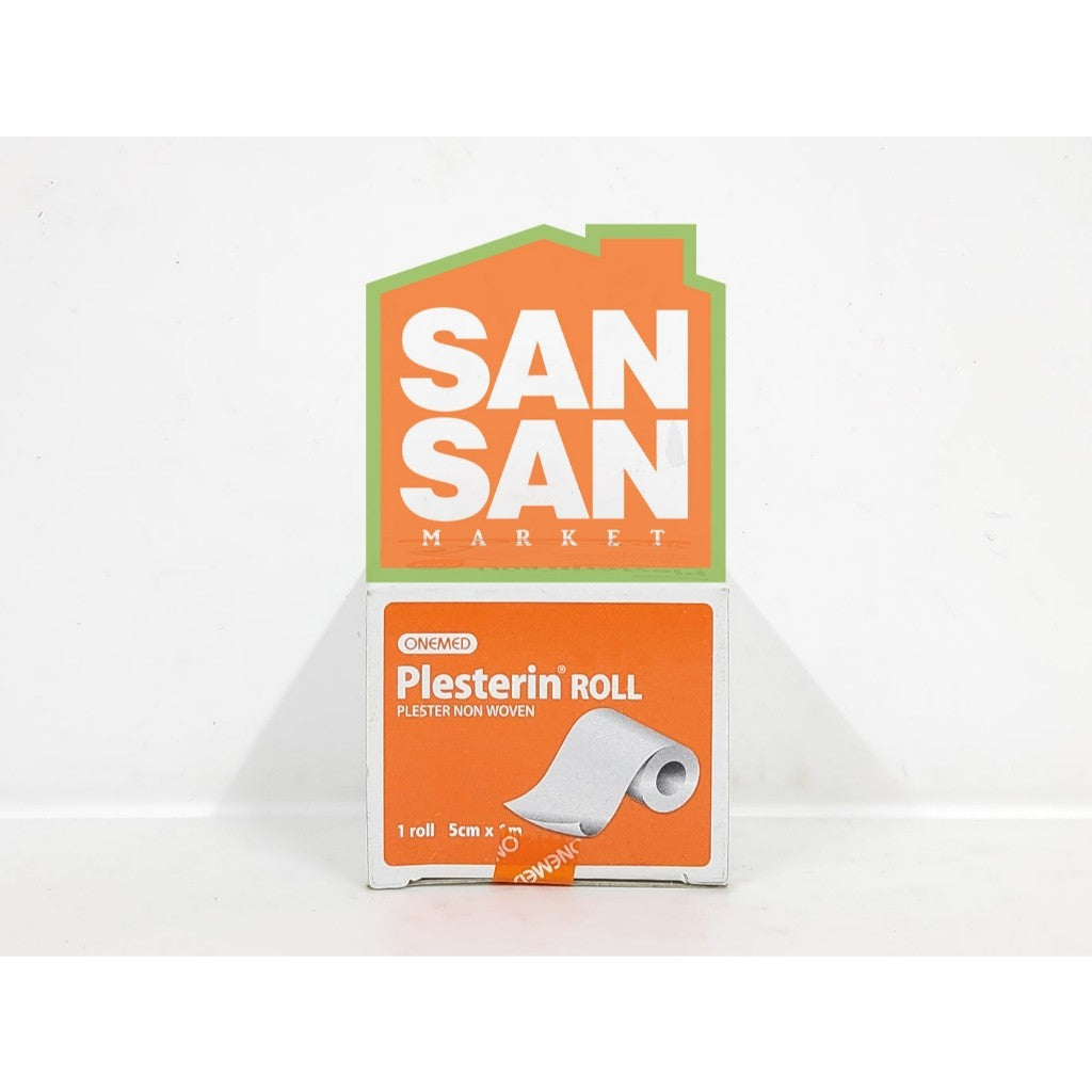ONEMED Plesterin Roll Plester Non Woven 5cm x 1m - plester luka