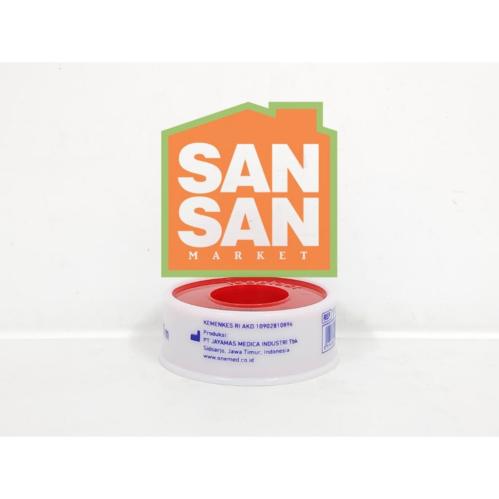 ONEMED Isoplast OTC Plester Kain Roll 1,25cm x 4,5m - plester luka kain elastis roll