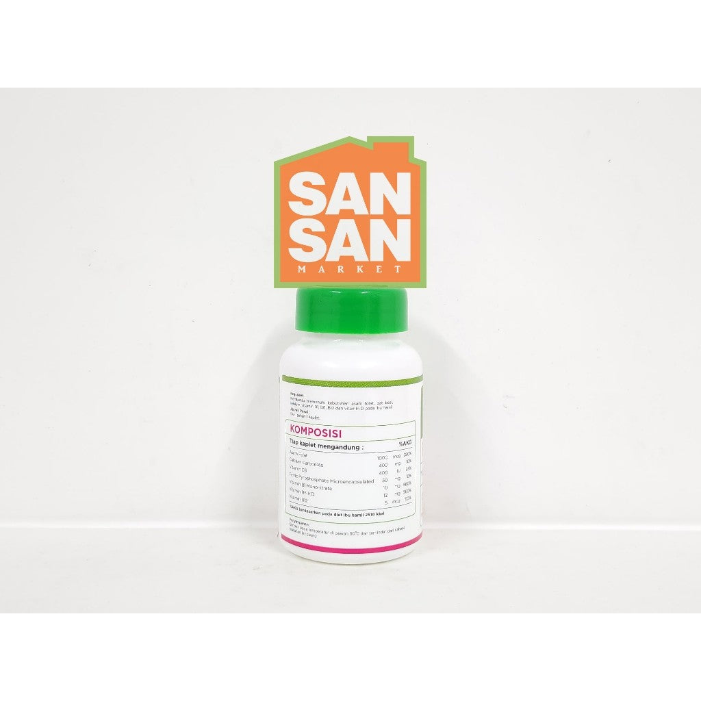 Andalan Nutrifemme Folamom Botol isi 30 - suplemen promil dan ibu hamil trimester 1 & 2