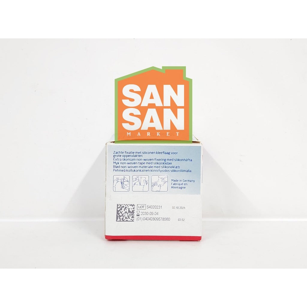 Leukoplast Hypafix Skin Sensitive 5 cm x 5 m - plester penutup luka kulit sensitif