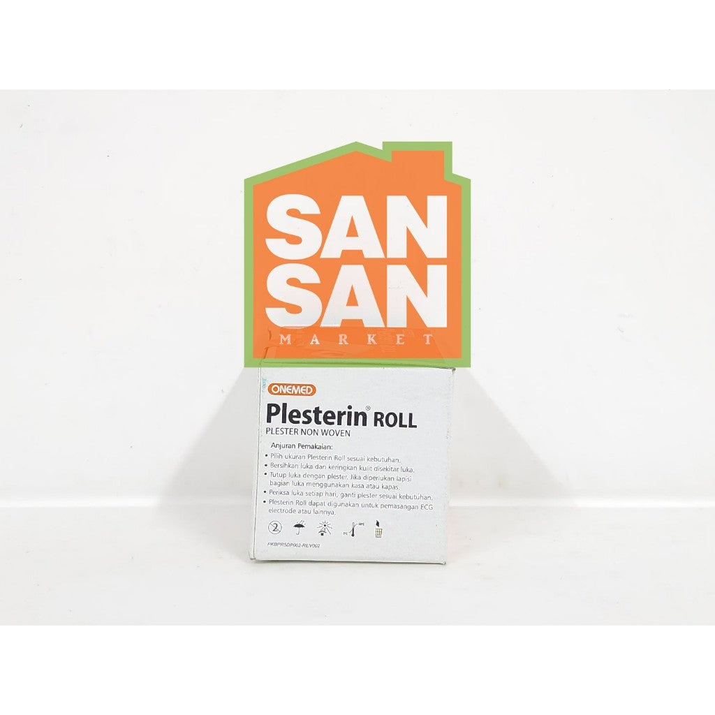 ONEMED Plesterin Roll Plester Non Woven 5cm x 1m - plester luka