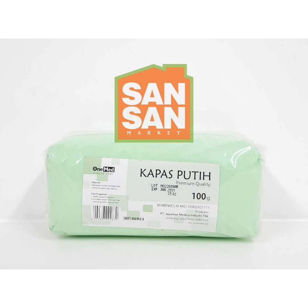 ONEMED Kapas Putih Pembalut 100 gr