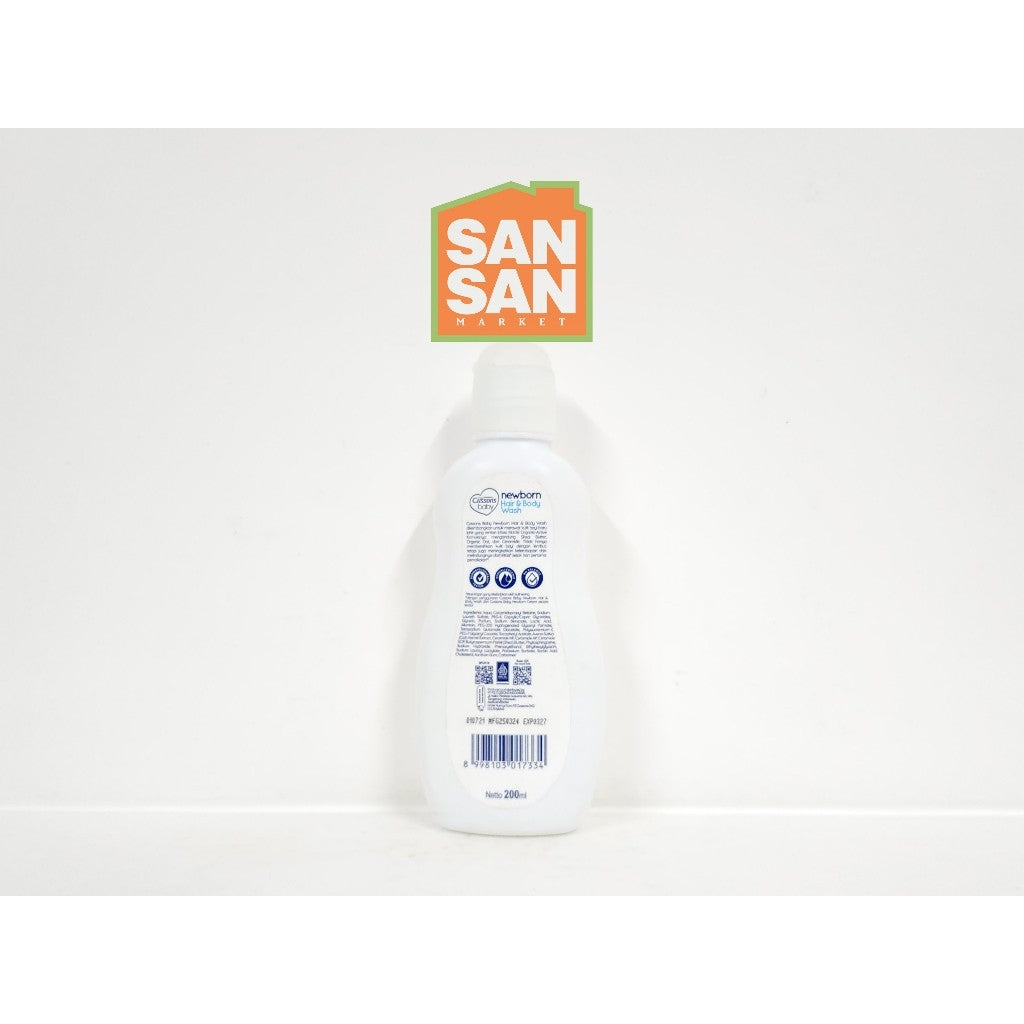 Cussons Baby Newborn Hair & Body Wash 200 ml - sabun bayi 2 in 1